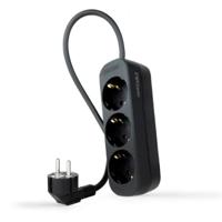 Printplaat NANOCABLE 10.37.0004-NS-BK 3680 W 250 V 1,4 m