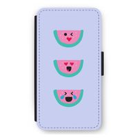 Smiley watermeloen: iPhone 12 mini Flip Hoesje