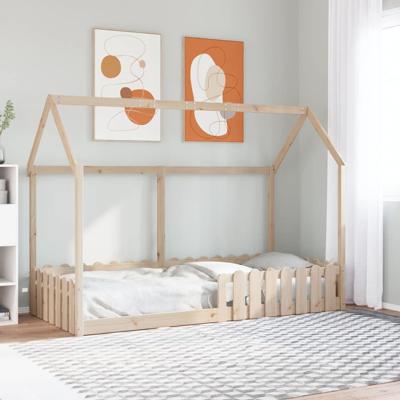 Bedhuis massief grenenhout 90x190 cm