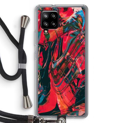 Endless Descent: Samsung Galaxy A42 5G Transparant Hoesje met koord