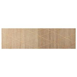 Beliani - YUVACIK - Laagpolig vloerkleed - Beige - 80 x 300 cm - Jute