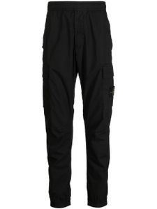 Stone Island pantalon cargo à motif Compass - Noir