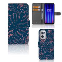 OnePlus Nord CE 2 Hoesje Palm Leaves OnePlus Nord CE 2 Hoesje Palm Leaves