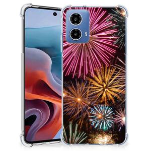 Motorola Moto G34 Anti Shock Bumper Case Vuurwerk