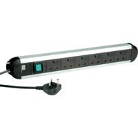 Bachmann 330.0720 Stekkerdoos Zwart, Zilver Engelse stekker 1 stuk(s)