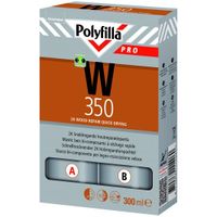 Polyfilla Pro W350 2K Sneldrogende Houtreparatiepasta