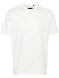 Y-3 t-shirt à logo poitrine en coton - Blanc