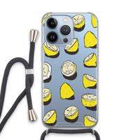 When Life Gives You Lemons...: iPhone 13 Pro Transparant Hoesje met koord