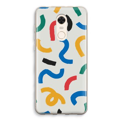 Illustratieve pop 2: Xiaomi Redmi 5 Transparant Hoesje