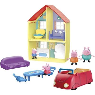 Peppa en haar familiehuisset - PEPPA PIG - Speelgoed voor 3-jarigen - Inclusief leuke accessoires