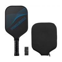 VEVOR Pickleball Paddle Racket met T700 Carbon Fiber Oppervlak en Honingraatkern, Professioneel Pickleball Racket met Verhoogde Power & Controle & Spin voor Volwassenen Heren Dames, Blauw