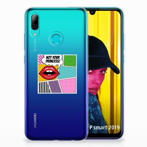 Huawei P Smart 2019 Silicone Back Cover Popart Princess