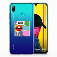 Huawei P Smart 2019 Silicone Back Cover Popart Princess - thumbnail