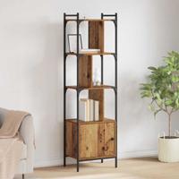 Boekenkast Oud Hout 44,5 x 30 x 154,5 cm Bewerkt hout