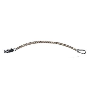 Ketting geplastificeerd grijs maat:70