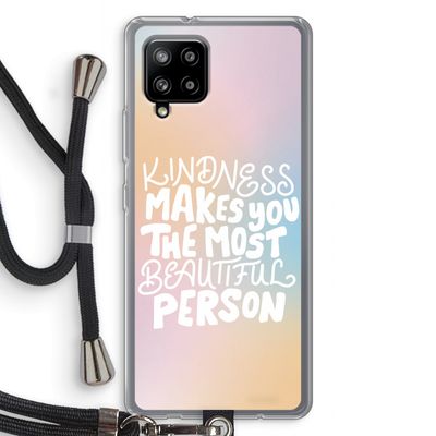 The prettiest: Samsung Galaxy A42 5G Transparant Hoesje met koord