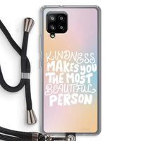 The prettiest: Samsung Galaxy A42 5G Transparant Hoesje met koord