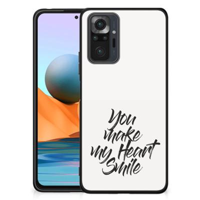 Xiaomi Redmi Note 10 Pro | Telefoon Hoesje | met tekst Heart Smile