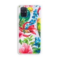 Papegaaien: Galaxy A71 Transparant Hoesje