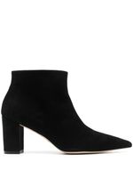 Stuart Weitzman bottes Sue 75 mm en daim - Noir - thumbnail