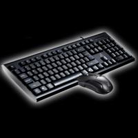 ZGB Q9 1600 DPI Professional Wired raster textuur gokkentoetsenbord Office + Optical Mouse Kit(Black)