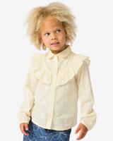 HEMA Kinderblouse volant zand (zand)