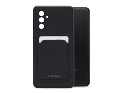 Mobilize Mobilize Rubber Gelly Card Case Samsung Galaxy A04s/A13 5G Matt Black