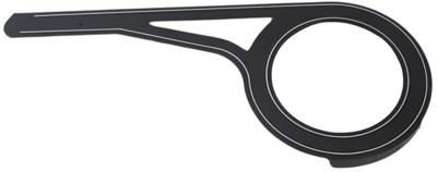 Axa Kettingscherm gsr 26/28-inch open zwart 53,5 x 22,5 cm