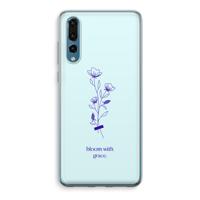 Bloom with grace: Huawei P20 Pro Transparant Hoesje - thumbnail