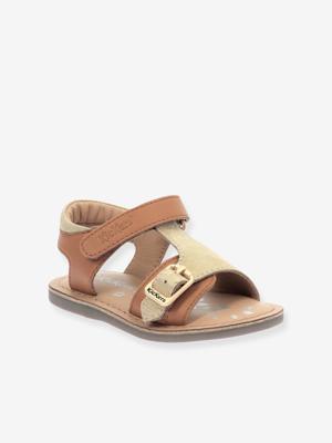 Leren kindersandalen Diazz KICKERS® kameel