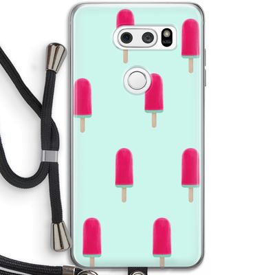Waterijsje: LG V30 Transparant Hoesje met koord