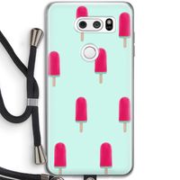 Waterijsje: LG V30 Transparant Hoesje met koord