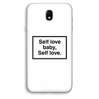 Self love: Samsung Galaxy J7 (2017) Transparant Hoesje