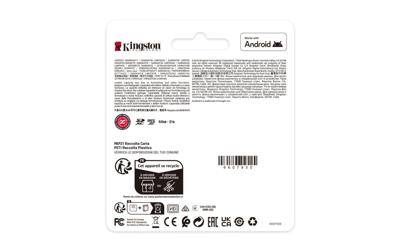 Kingston Technology 512GB microSDXC Canvas Select Plus Gen3 150MB/s A1 kaart + adapter