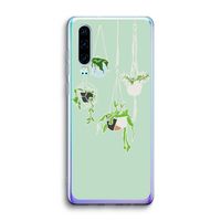 Hang In There: Huawei P30 Transparant Hoesje