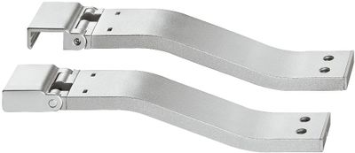Kast opbouwarm zilverkleurig voor LED profielen 2 stuks