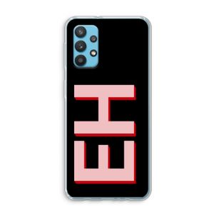 Monogram: Samsung Galaxy A32 4G Transparant Hoesje