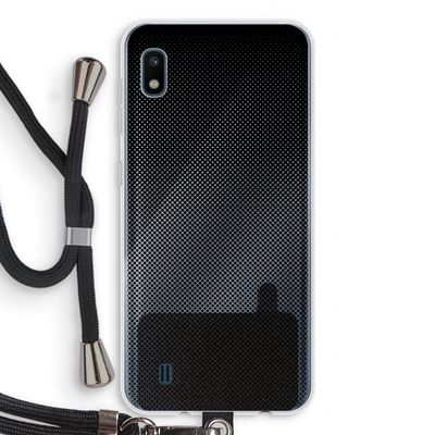 Musketon Halftone: Samsung Galaxy A10 Transparant Hoesje met koord