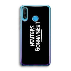 Neuters (zwart): Huawei P30 Lite Transparant Hoesje