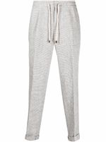 Brunello Cucinelli pantalon de costume à lien de resserrage - Gris Brunello Cucinelli pantalon de costume à lien de resserrage - Gris