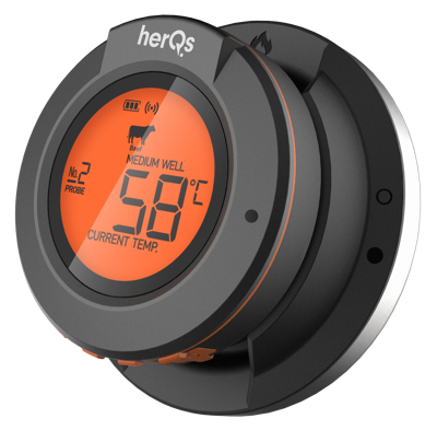 HerQs Connected Digital Dome Thermometer