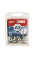 Novus Blindklinknagel A4 X 12 Alu SB, 70 st. - 045-0071