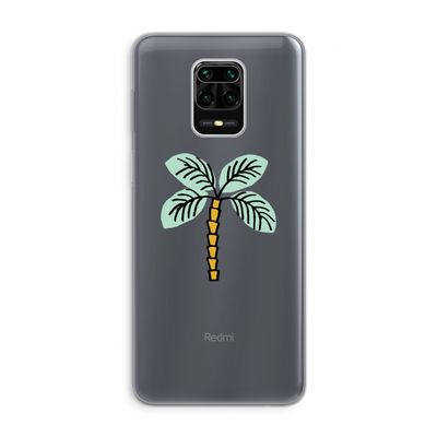 Palmboom: Xiaomi Redmi Note 9 Pro Transparant Hoesje
