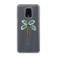 Palmboom: Xiaomi Redmi Note 9 Pro Transparant Hoesje