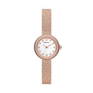 Horlogeband Armani AR11416 Mesh/Milanees Rosé 10mm