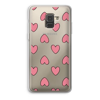 Ondersteboven verliefd: Samsung Galaxy A8 (2018) Transparant Hoesje