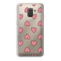 Ondersteboven verliefd: Samsung Galaxy A8 (2018) Transparant Hoesje