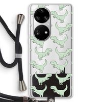 Dinos: Huawei P50 Pro Transparant Hoesje met koord