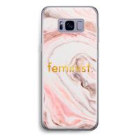 Feminist: Samsung Galaxy S8 Plus Transparant Hoesje - thumbnail