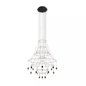 Vibia Wireflow Chandelier Kroonluchter 0315 - Zwart